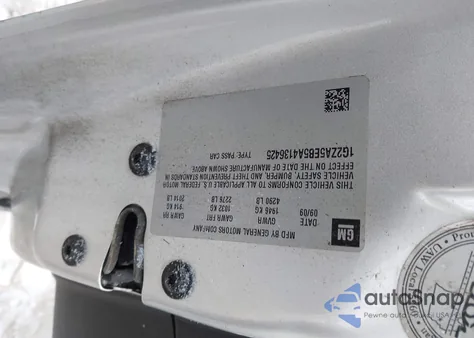 2010 Pontiac G6 z USA, uszkodzony, nr VIN 1G2ZA5EB5A4136425